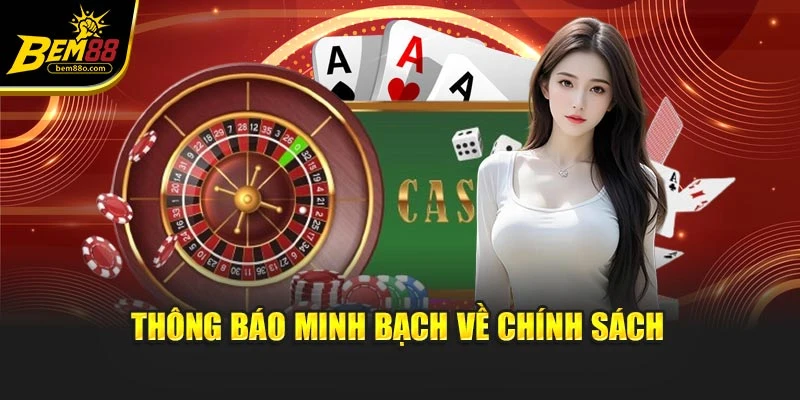 Thông báo minh bạch về chính sách